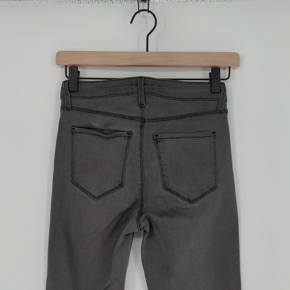 L'AGENCE Margot Skinny High Rise Nickel Grey Jean Denim Size 25‎ - Picture 10 of 15